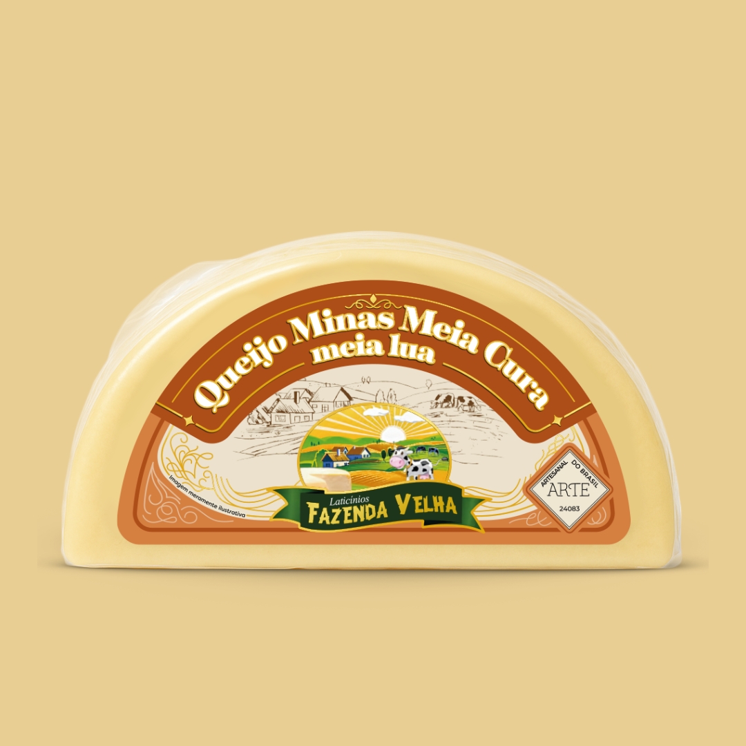 Queijo Minas Meia Cura - Meia Lua