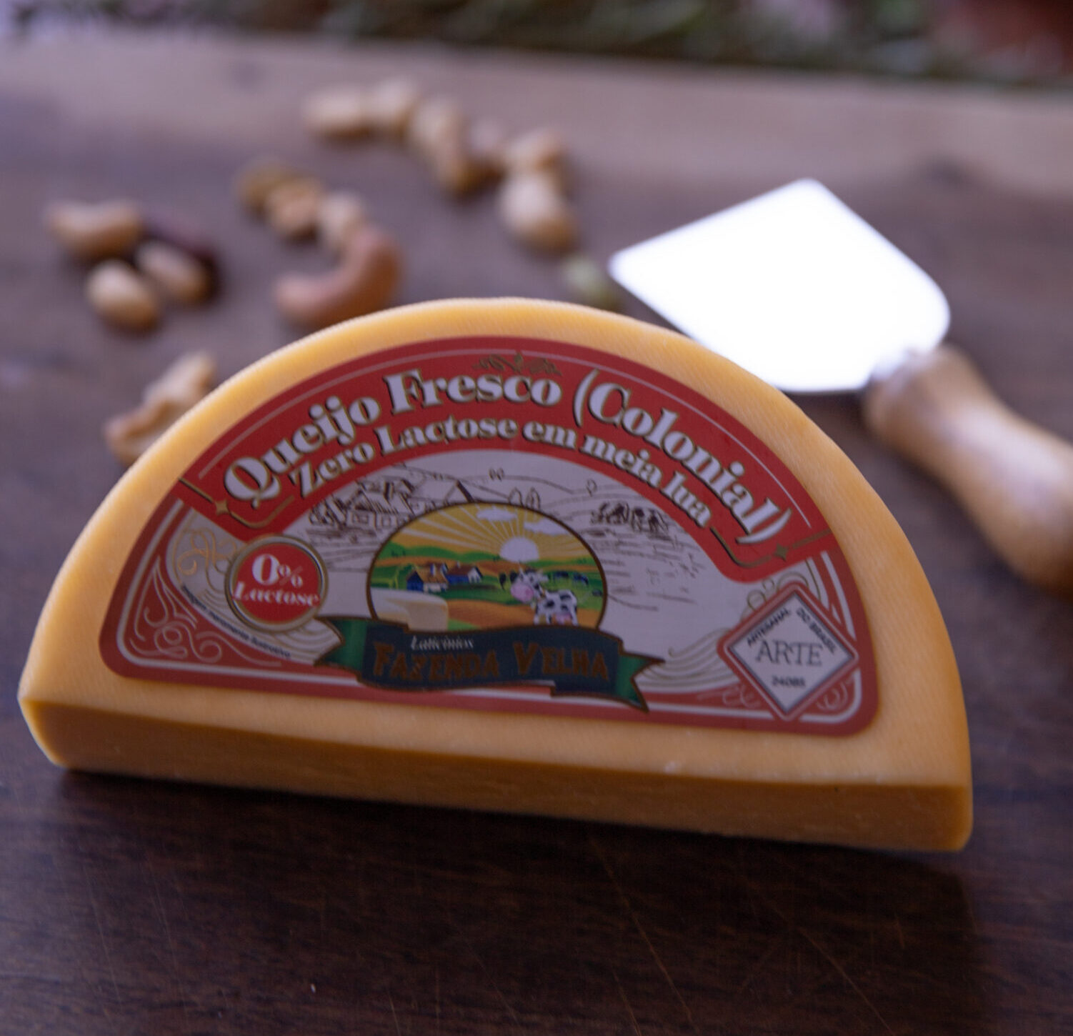 Queijo Fresco Colonial Zero Lactose - Meia Lua