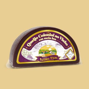 Queijo Colonial ao Vinho - Meia Lua